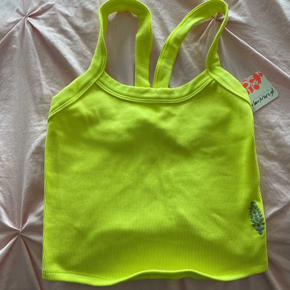 Free People Movement Yellow Top - XS/S